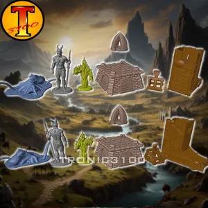 Legends of Andor the Star Shield Threats: Miniature Pack for Tabletop games