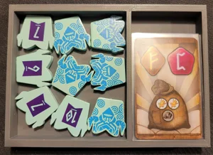 Tiny Epic Vikings (deluxe & expansion) insert for sleeved cards