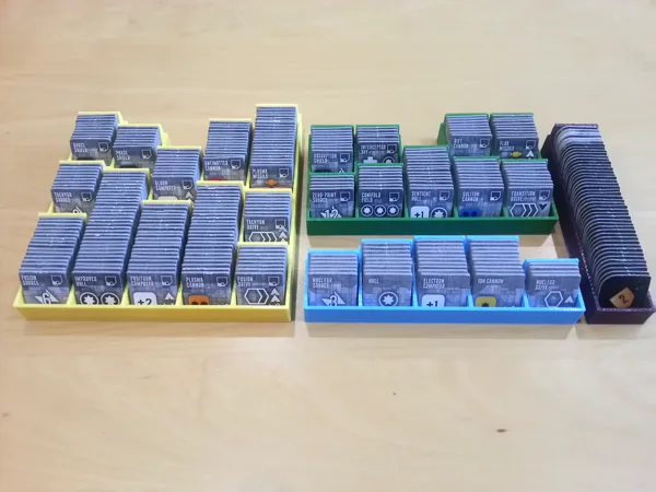 Eclipse Board Game Ship Parts and Discovery Tray Remix