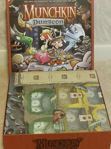 Munchkin Dungeon board game insert and organizer