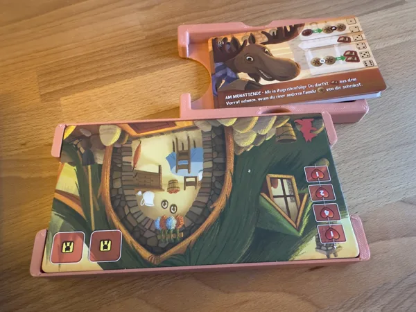 Fixed Trays for Traveler and Homeboard Cards (Creature Comforts Board Game Storage Trays)