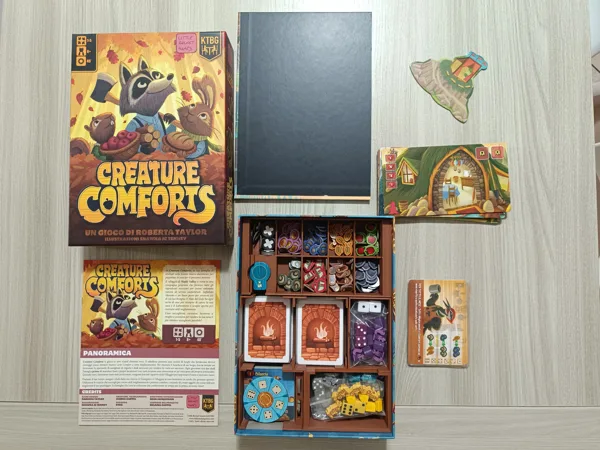 Creature Comforts Boardgame Organizer