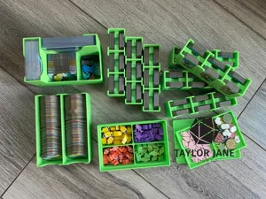 Shallow Sea Compatible Board Game Organizer, Fits Promos and Expansion