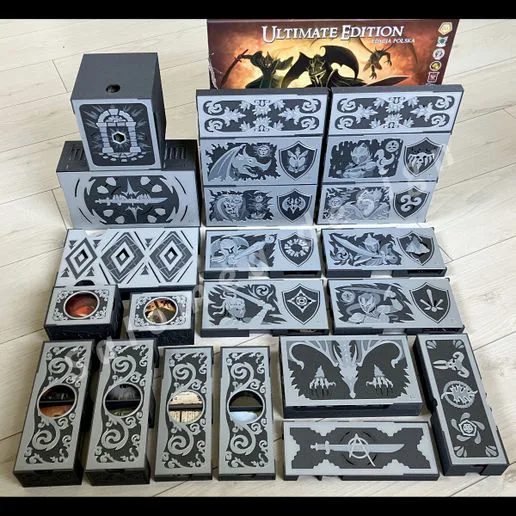 Mage Knight organizers, UE + Apocalypse Dragon