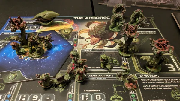 Arborec Space Dock for Twilight Imperium
