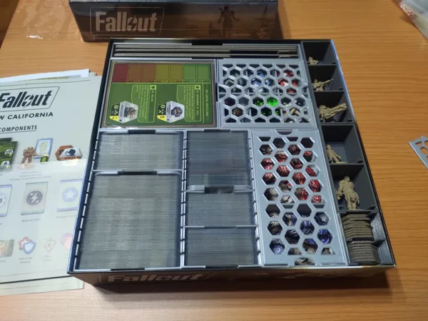 Fallout boardgame insert