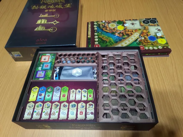 Castles of Burgundy Anniversary  boardgame insert