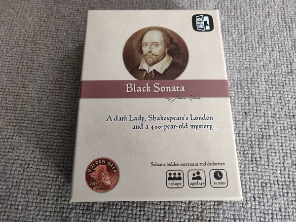 Black Sonata + The Fair Youth Boardgame Insert