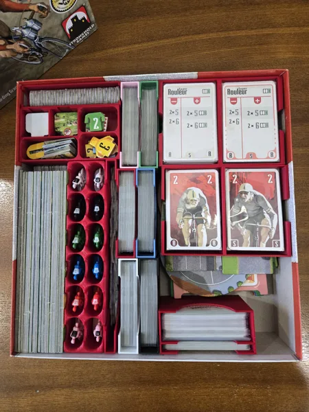 Flamme Rouge and all expansions insert / organizer