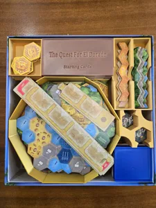 The Quest For El Dorado & Golden Temples - Insert / Organizer