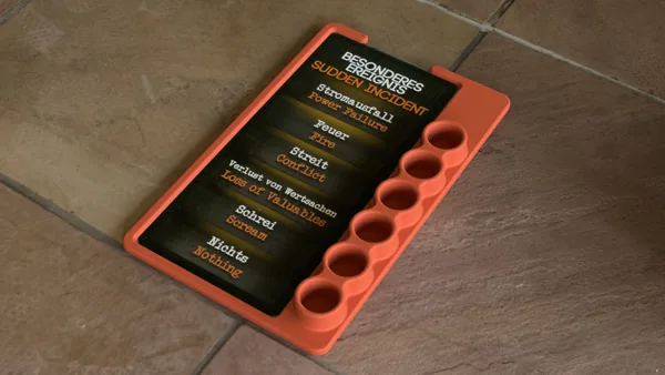 Deception Murder in Hong Kong Clue Tray