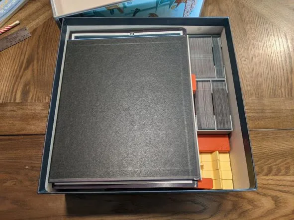 For Science board game box insert/organizer - sleeved cards & sci hard expansion