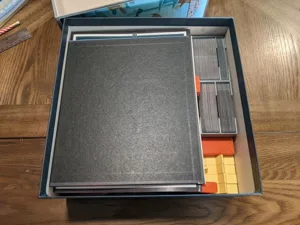 For Science board game box insert/organizer - sleeved cards & sci hard expansion