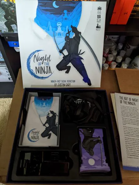 Night of the Ninja Sleeved cards Holder - insert/organizer
