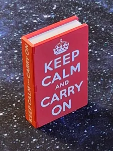 "KEEP CALM" Book Box