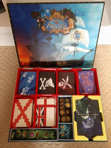 British vs Pirates organizer and insert (for all content)