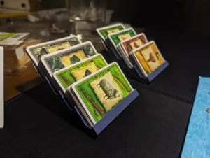 Elevated Settlers of Catan Card Trays