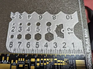The ULTIMATE Card-sized Measuring Tool - Ruler, Chamfer, Bolt Gauge