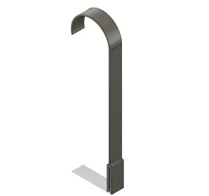 Fluorescent Light Hook for Paper and Cards