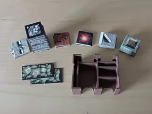 OpenSCAD -  HeroQuest field tray