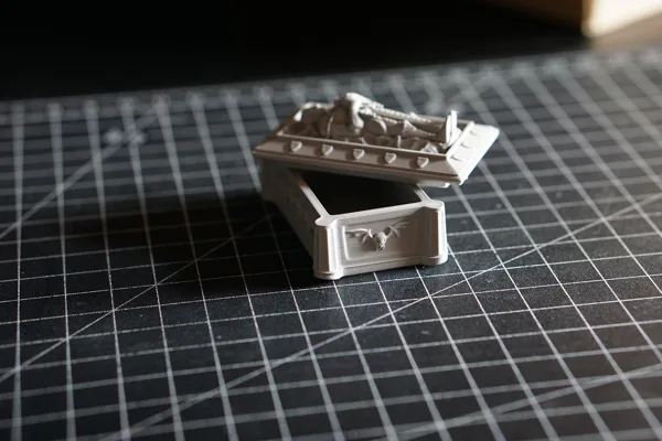 HeroQuest Inspired Tomb with working lid