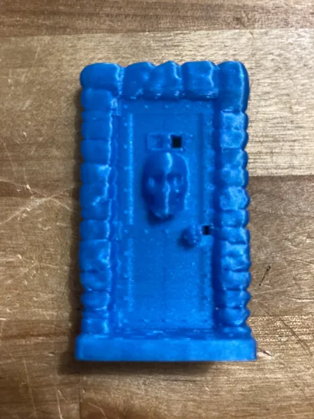 HeroQuest Wood & Metal Doors with Skull