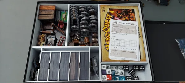 Storage Insert compatible with Heroquest