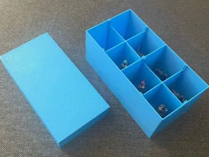 Scatola porta miniature 28/32mm heroquest D&D