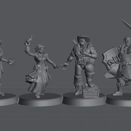 HeroQuest Mythic Tier Heroes + Extra & Cards