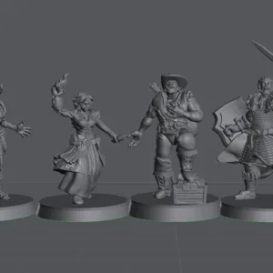 HeroQuest Mythic Tier Heroes + Extra & Cards