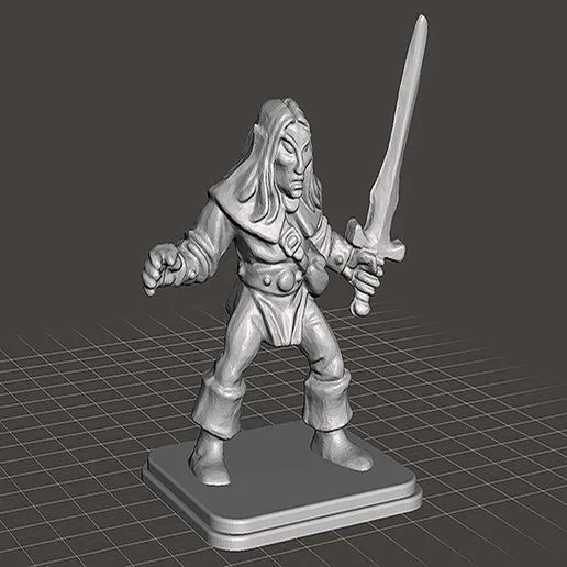 HeroQuest - Elf (Alb) Repaired