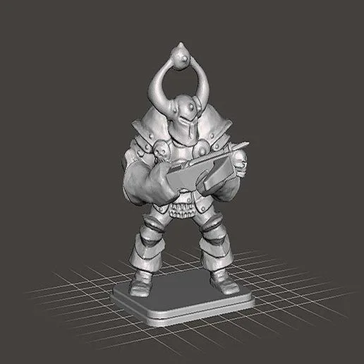 HeroQuest - Chaos Warrior with Crossbow