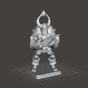 HeroQuest - Chaos Warrior with Crossbow