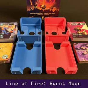 Line of Fire: Burnt Moon Insert and Gameplay Organizer | Undaunted | 3D Printable STL