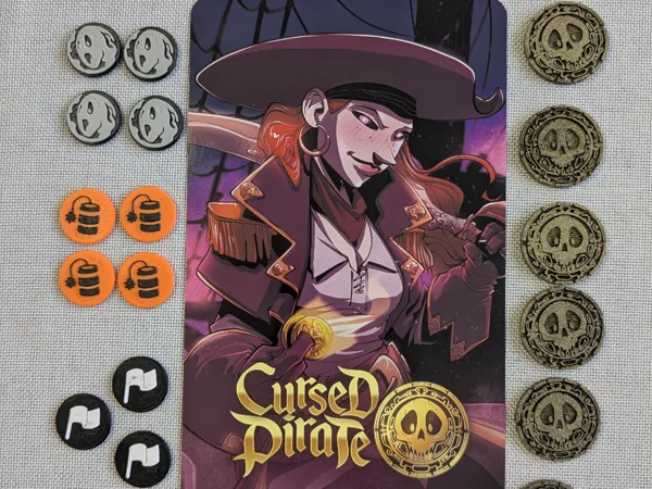 Cursed Pirate Tokens - Dice Throne