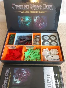 Cthulhu Wars: Duel Organizer and Insert - plus bling!