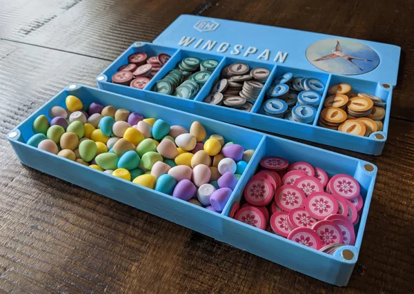 Wingspan Board Game Egg and Token Magnetic Box (Oceania)