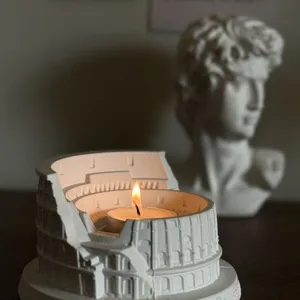 Colosseum Candle Holder - Roman Architecture Tea Light Decor