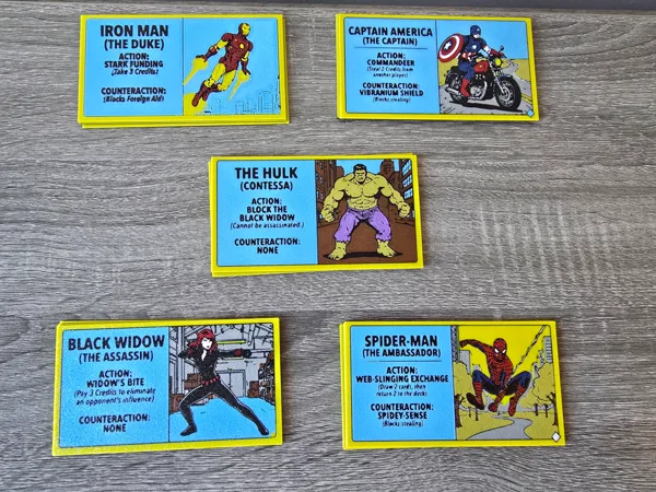 Marvel Civil War Coup - Card Game