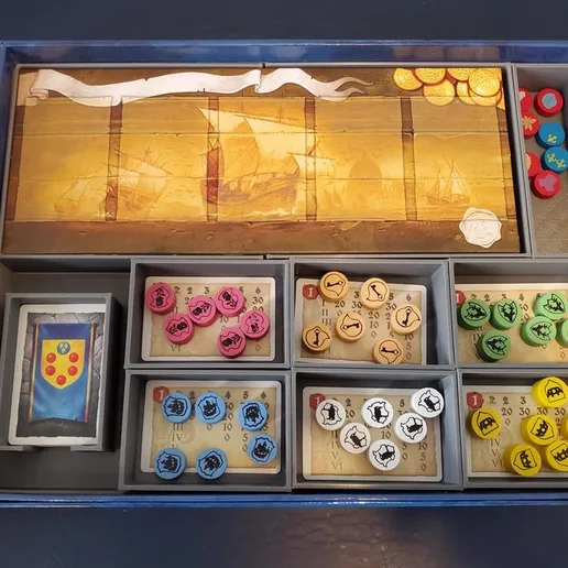 Medici (Grail Games 2016 Edition) Board Game Insert
