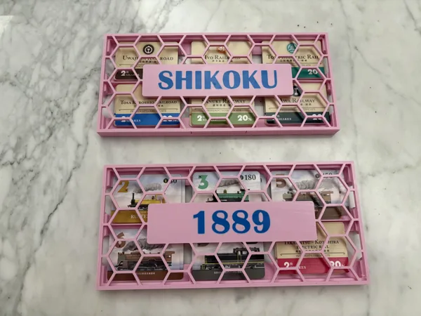 Smaller tray for Shikoku 1889 organizer