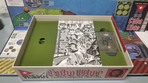 Cuba Libre boardgame sleeved cards holder insert