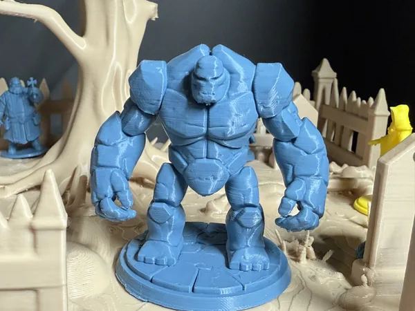 Stone golem for the game Dungeons and Dragons DND