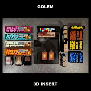 GOLEM - INSERT, EINSATZ, INLAY, ORGANIZER (fits deluxe resources and promos)