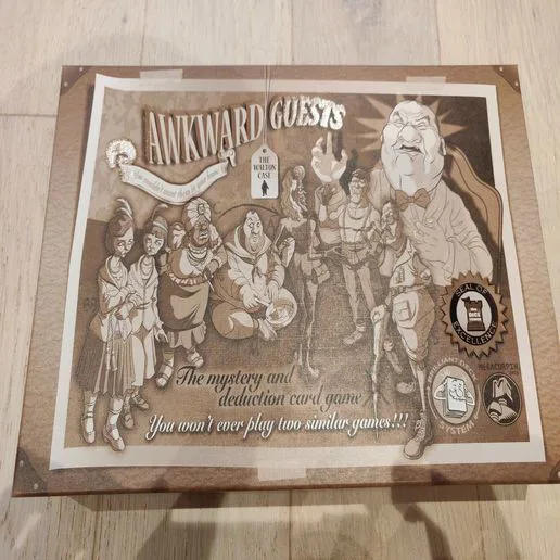 Awkward Guests - Kickstarter edition boardgame insert