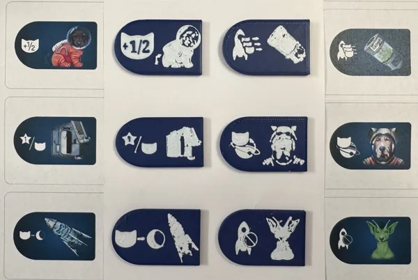MLEM Space Agency: BLEP cosmic pioneers promo mini-expansion tiles