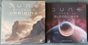 Dune Imperium Uprising + Bloodlines - Board Game Insert - Sleeved Cards