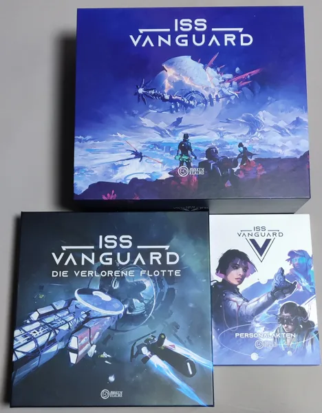 ISS Vanguard + The Lost Fleet + Personnel Files - Board Game Insert