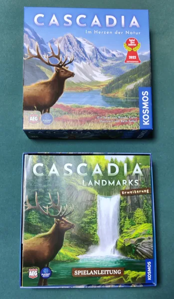 Cascadia & Landmarks Expansion Insert (Sleeved Cards)