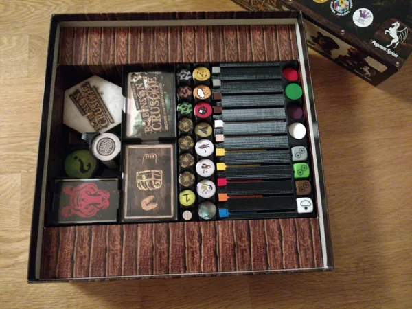 Robinson Crusoe Boardgame Box Inserts (Pegasus)